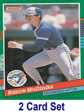 Rance Mulliniks Baseball Card Collection